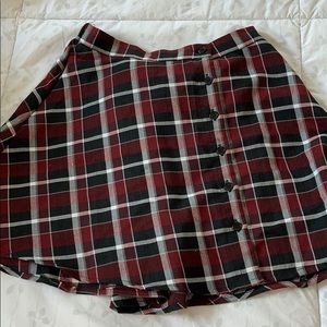 Plaid skirt